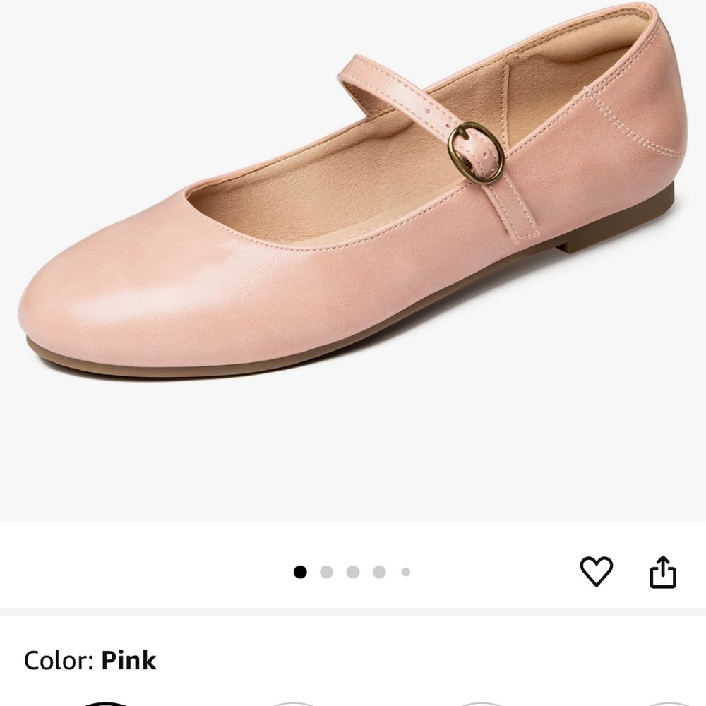 rekayla pink ballet flats